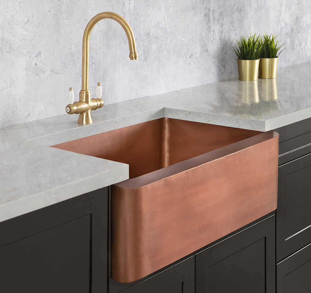 Copper Butler Sink - Single Bowl - 633